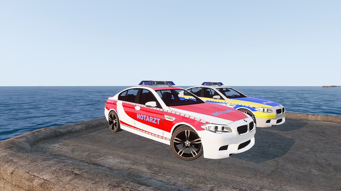 BMW M5 Polizei & Notarzt A3Factory.com | Skin by K1PRO