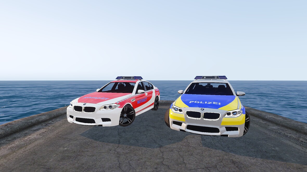 BMW M5 Polizei & Notarzt A3Factory.com | Skin by K1PRO