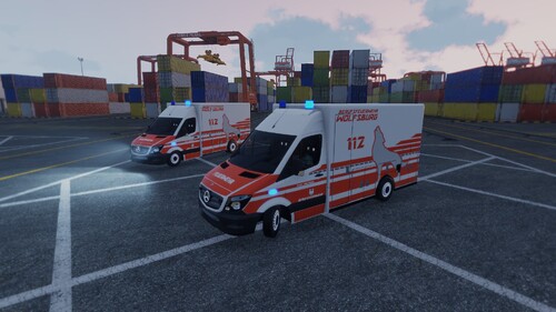 M.B. Sprinter Rettungsdienst Wolfburg Skin