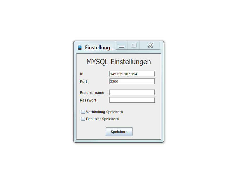 LSS MYSQL Konfiguration