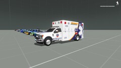 Ambulance Fire Department Car Skin | Atlantik Gaming