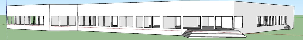 TFM-PD-V2 | Ansicht Eingang Sketchup