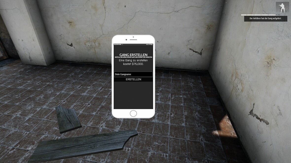 Z Menü V2 Ingame Ansicht Gang Erstellen
