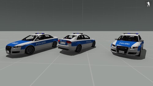Audi RS4 Polizei