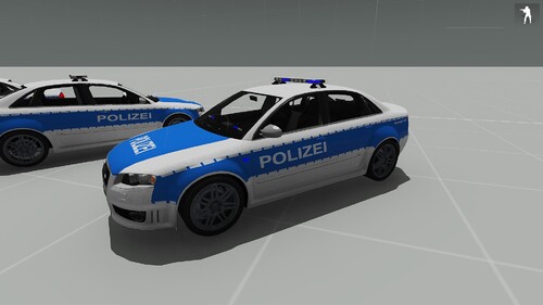 Audi RS4 Polizei Seite
