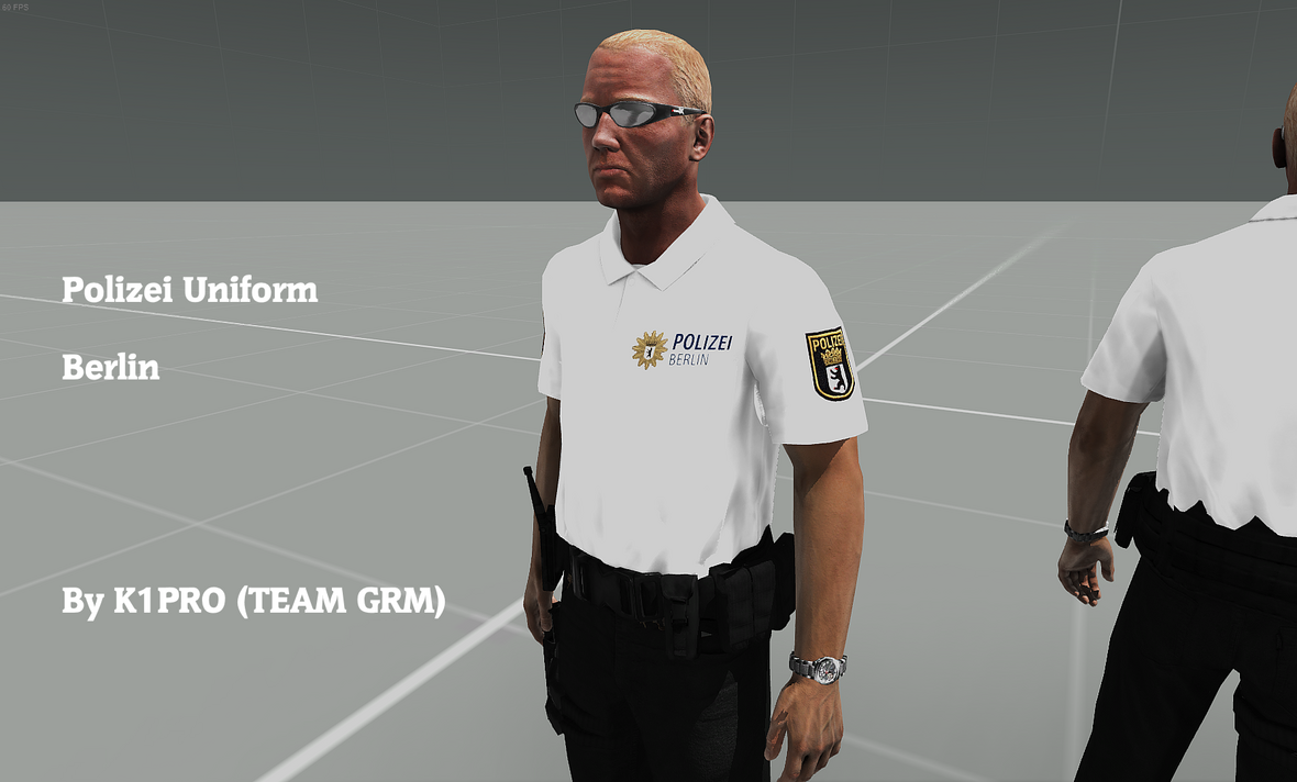 Polizei Uniform Berlin ( Weiß )