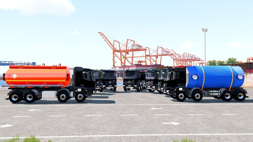 Mercedes Arocs 8x8 verschiedene Varianten